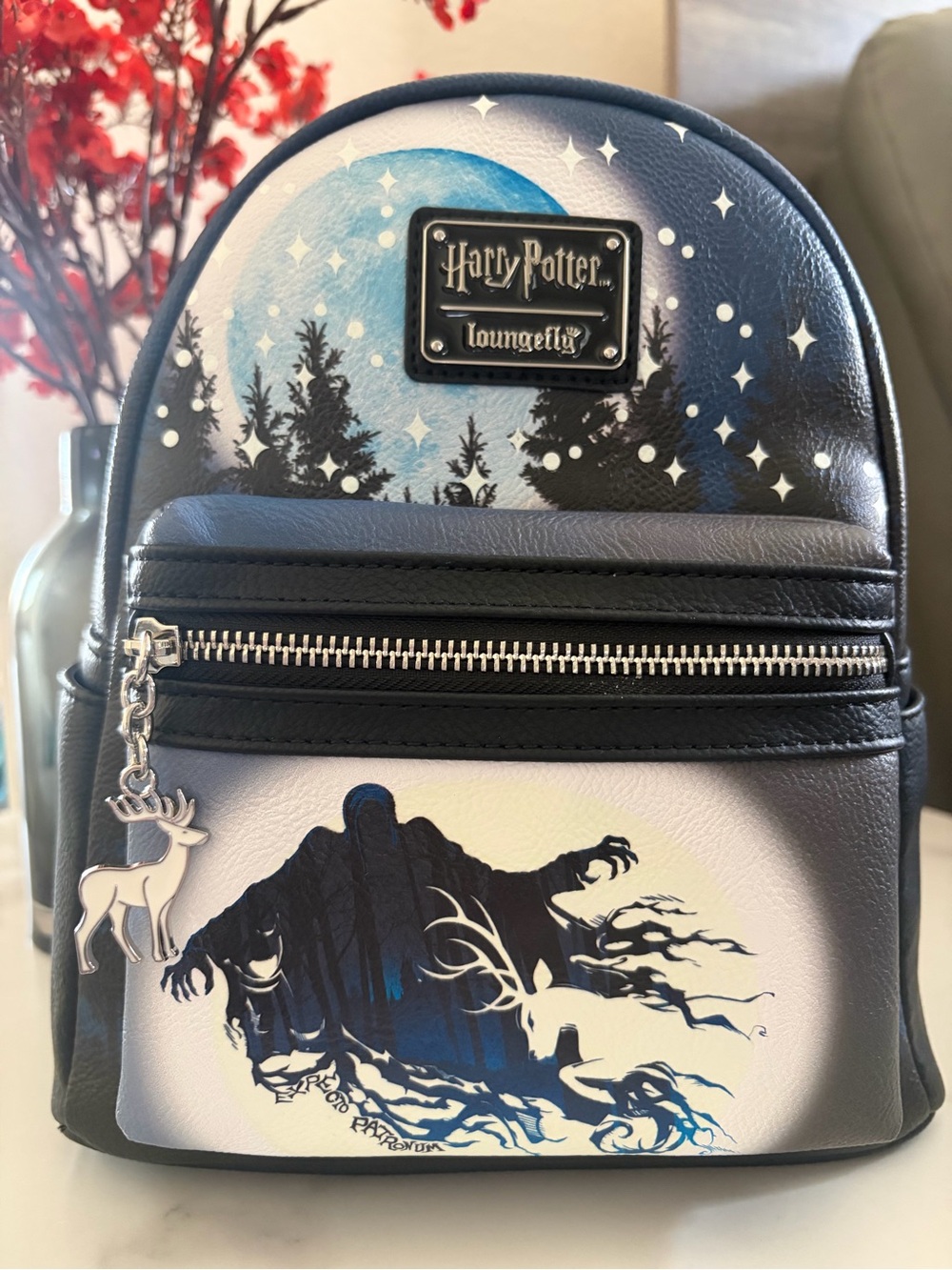 Loungefly Exclusive Harry Potter Forbidden Forest Glow in the Dark Mini Backpack - Picture 3 of 7